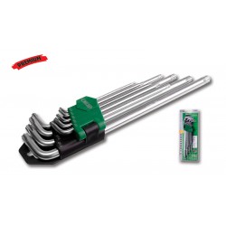 KLUCZE SZEŚĆ.TORX Z OTW.KRÓTKIE 9EL